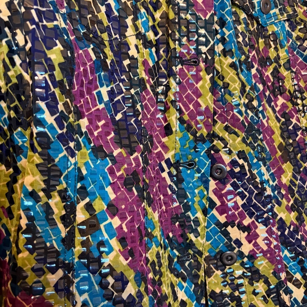 Ruby Rd. Multicolor Patterned Blazer NWT - Picture 7 of 8